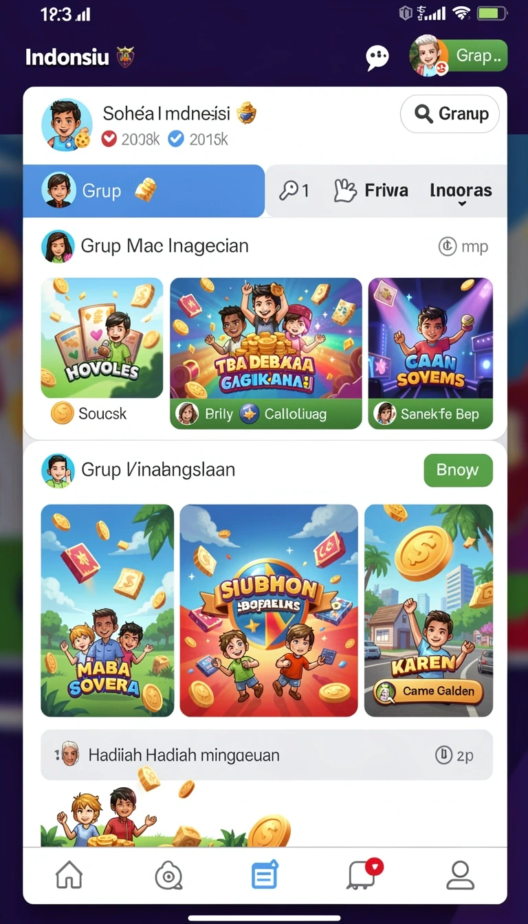 Halaman katalog dengan daftar aplikasi yang tersusun rapi.